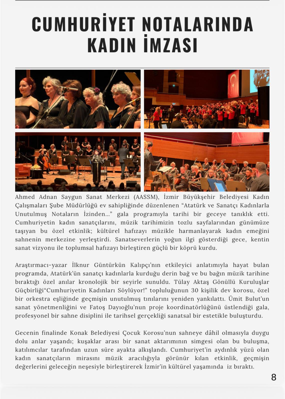 TAGKGB konser etkinliğinden bir kare
